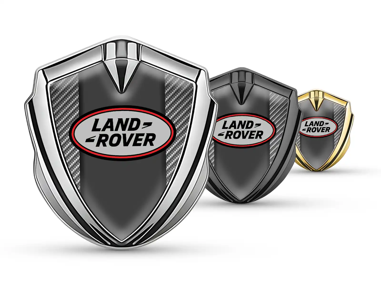 Land Rover Insignias de Coche Estilo Max Acabado Metal Robusto